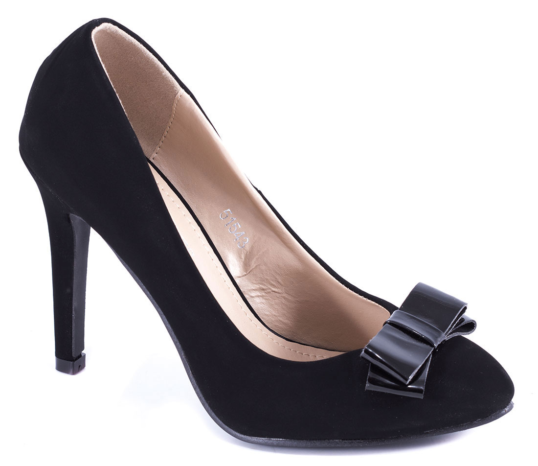 Pantofi dama negri stiletto toc 10 cm Sofia