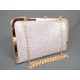 Geanta dama clutch argintiu metalizat Feerya, (FLORY CLUTCH ARGINTIE-90)