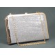 Geanta dama clutch argintiu metalizat Feerya, (FLORY CLUTCH ARGINTIE-90)