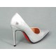 Pantofi dama argintii stiletto toc 10 cm Sonyk, (BOTINELLI ISBELA SILVER PU)