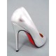 Pantofi dama argintii stiletto toc 10 cm Sonyk, (BOTINELLI ISBELA SILVER PU)