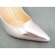 Pantofi dama argintii stiletto toc 10 cm Sonyk, (BOTINELLI ISBELA SILVER PU)