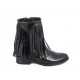 Ghete dama din  piele naturala,negre toc 3,5 cm Neky, (ROMA  GD 01 NEKY NEGRE)