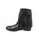 Ghete dama din  piele naturala,negre toc 3,5 cm Neky, (ROMA  GD 01 NEKY NEGRE)