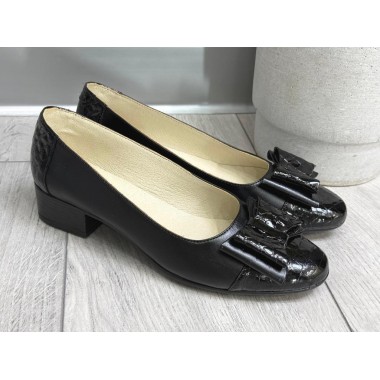 Pantofi dama piele negri Salma5